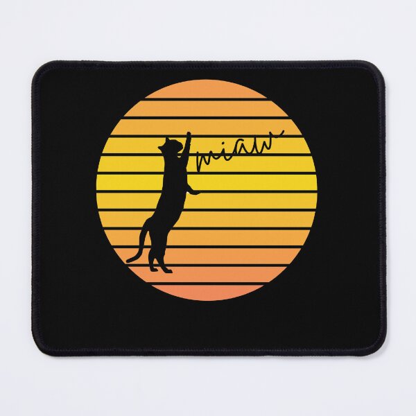 Item preview, Cute Cat With Retro Colorful sunburst Background designed and sold by alaasobhi.