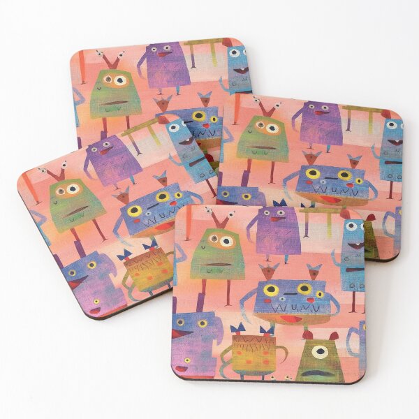 Item preview, Fun Boxy Monsters designed and sold by Monochrome-Dog.