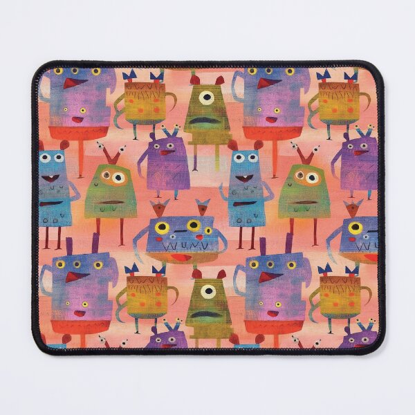 Item preview, Fun Boxy Monsters designed and sold by Monochrome-Dog.