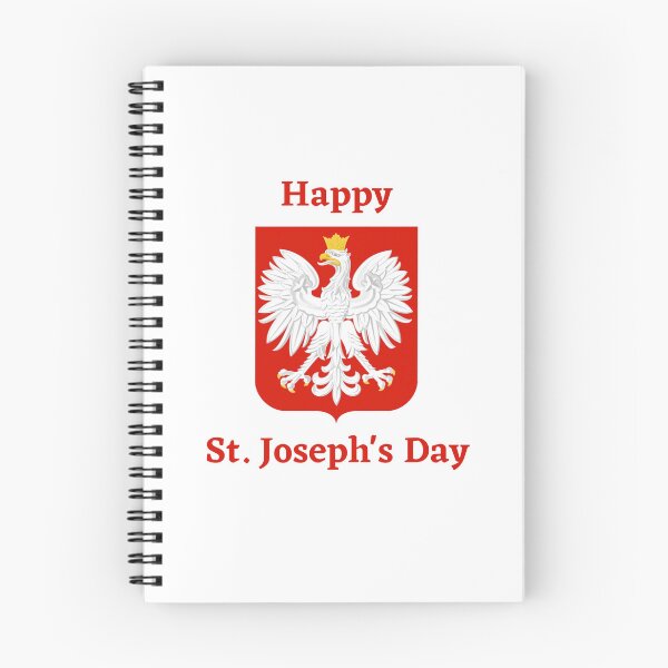 Item preview, Happy Saint Joseph's Day - Polish Eagle on Crest designed and sold by WigOutlet.