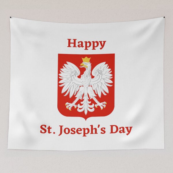 Artikelvorschau, Alles Gute zum St. Josefstag – Polnischer Adler auf dem Wappen entworfen und verkauft von WigOutlet.