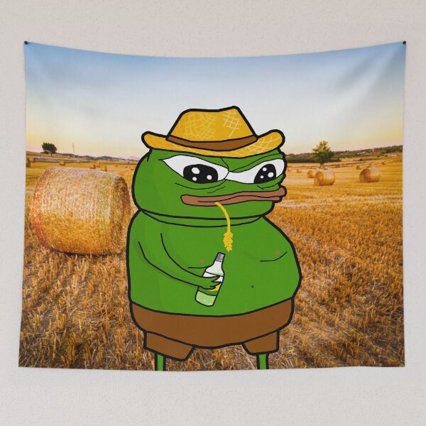 Item preview, Strawhat Pepe designed and sold by Slav-Art.
