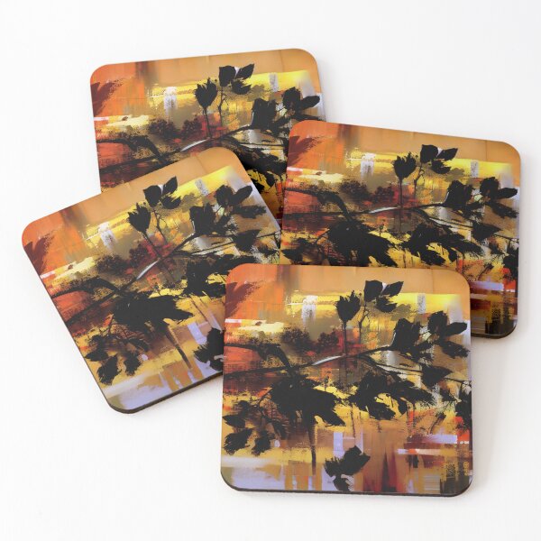 Item preview, Black Leaf Abstract  designed and sold by Dana Roper.