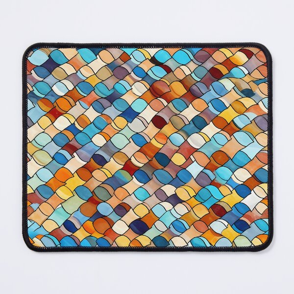 Item preview, Multicolored Glass Tile Pattern Art designed and sold by GiveMeMood.