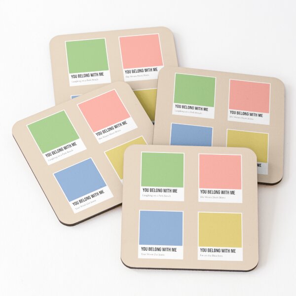 Item preview, You Belong With Me Pantones designed and sold by BlackwellNY.