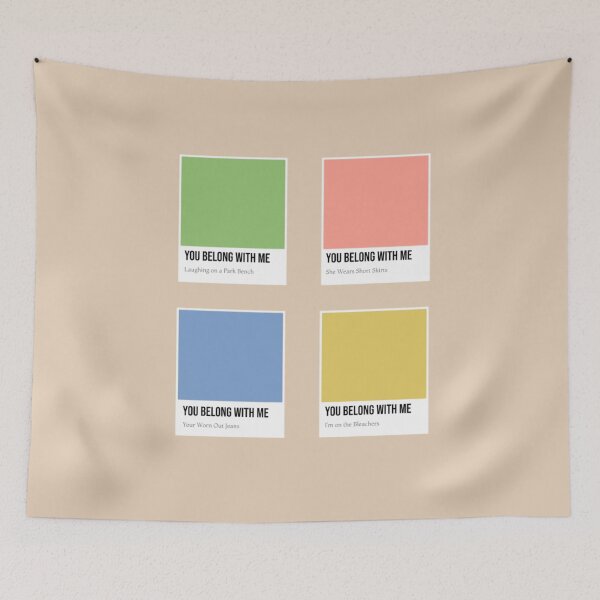Item preview, You Belong With Me Pantones designed and sold by BlackwellNY.