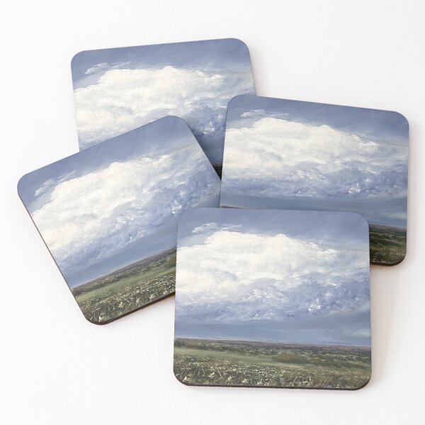 Item preview, Blue Cloud Sky Wildflowers - Oil Painting designed and sold by GalleryDigitals.