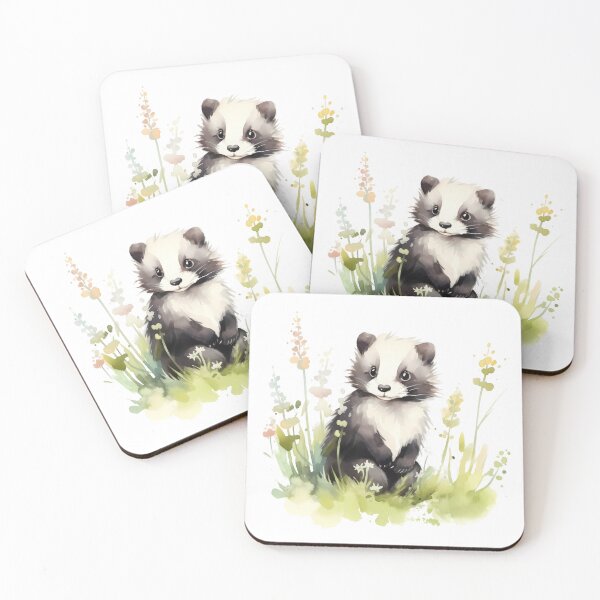 Item preview, Cute Watercolor Skunk designed and sold by Jdelgado813.
