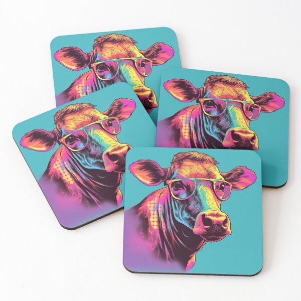 Item preview, Cow wearing Glasses designed and sold by FabrikPrint.