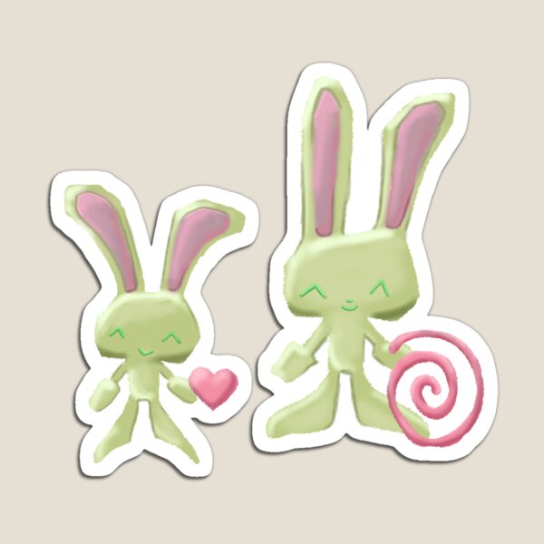 Item preview, bunny 3d sticker designed and sold by Staarie.