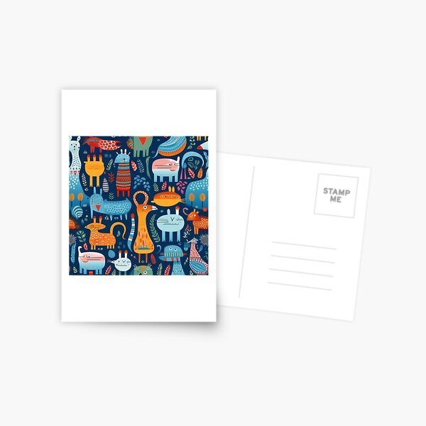 Item preview, Whimsical Animal Parade designed and sold by dopemukhin.