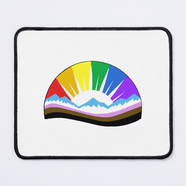Item preview, British Columbia Pride Rainbow Artwork designed and sold by BackgroundPixel.