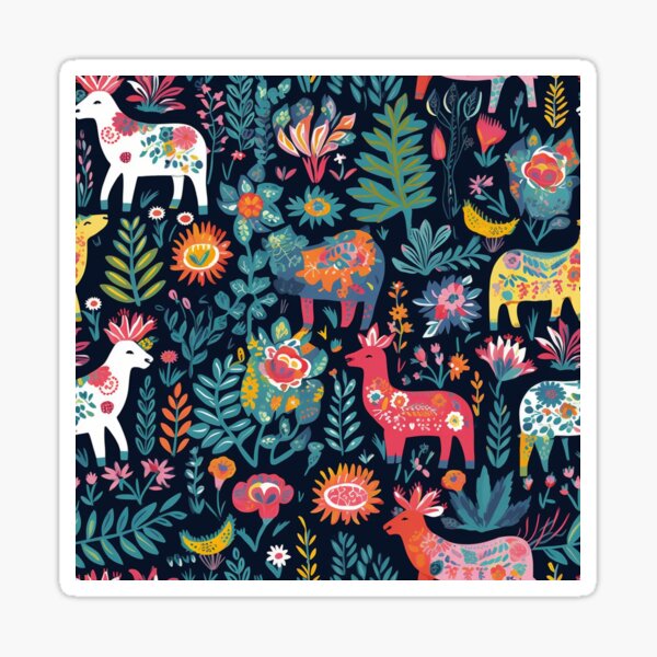 Item preview, Whimsical Animal Parade designed and sold by dopemukhin.