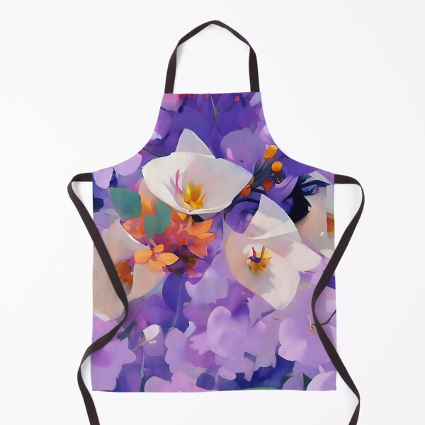 Item preview, White Blossoms over Lilacs designed and sold by Dana Roper.