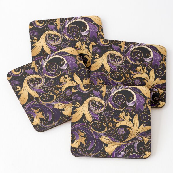 Item preview, Gold, purple and black fantasy design designed and sold by Nosy is Everything.