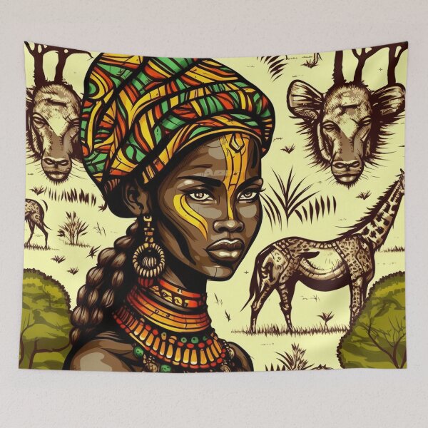 Item preview, African ethno designed and sold by WildlifeSafari.