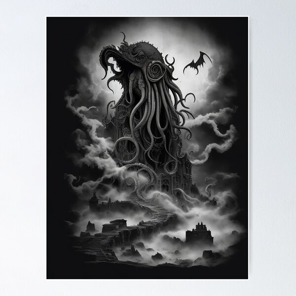 Item preview, vintage cthulhu design designed and sold by BedtimeHisteria.