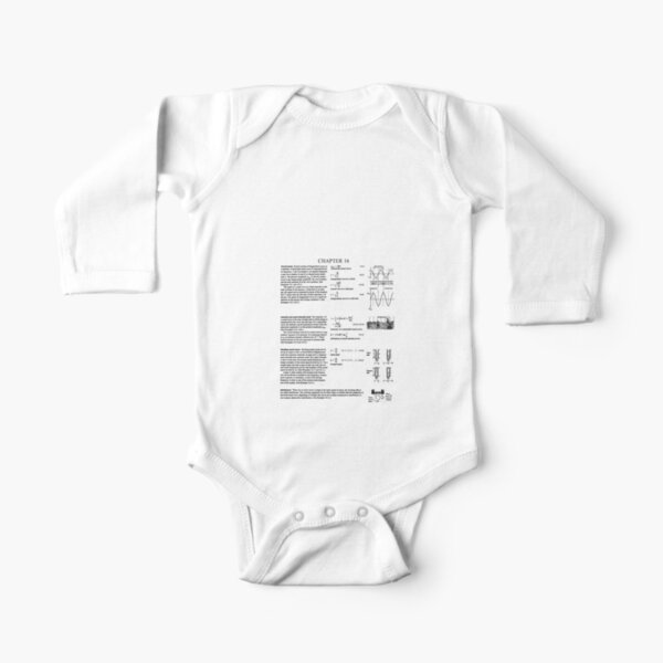 Physics Long Sleeve Baby One-Piece
