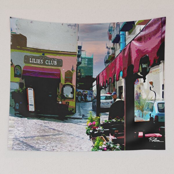Item preview, LILIES CLUB IN CEFALU  designed and sold by ArtbyRolleen.