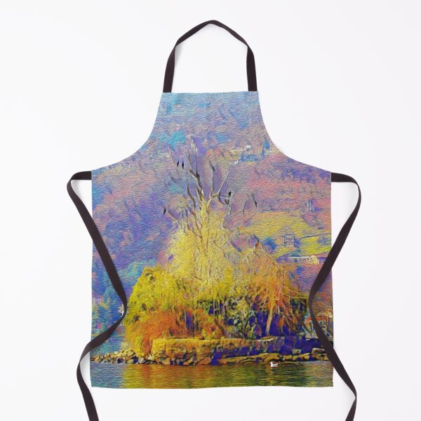 Item preview, LITTLE ISLAND ON LAKE COMO  designed and sold by ArtbyRolleen.
