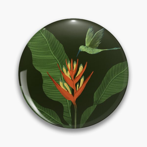 Item preview, Heliconia tropical plant  - Botany Black friday designed and sold by Ilustropical.