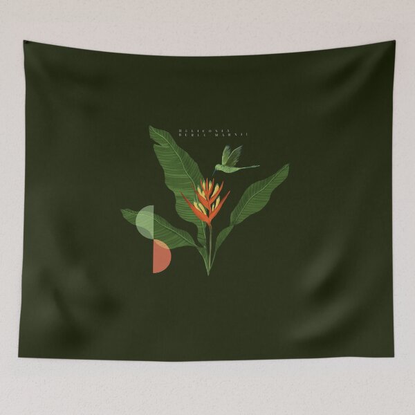Item preview, Heliconia tropical plant  - Botany Black friday designed and sold by Ilustropical.
