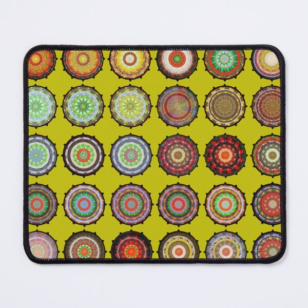Item preview, Astro Chart Gemstone Mandalas (yellow) designed and sold by croweykid.