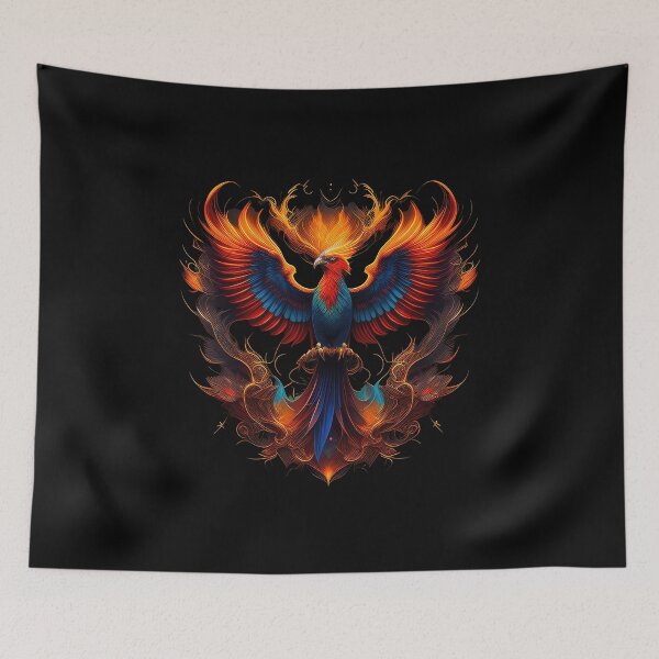 Item preview, Phoenix Bird, Fire Bird, Russian Firebird, Bird on Fire designed and sold by Rroliver.