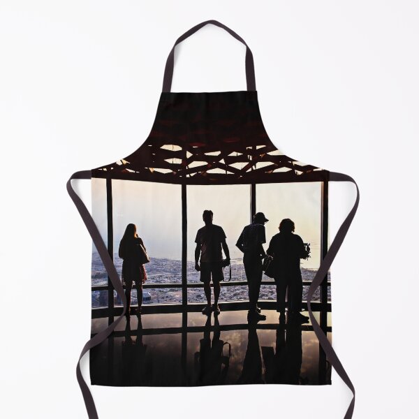 Item preview, Silhouettes in Burj Khalifa at Sunset - Dubai designed and sold by Yannik Hay.