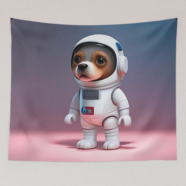 Item preview, Astronaut Puppy designed and sold by ebrawne.