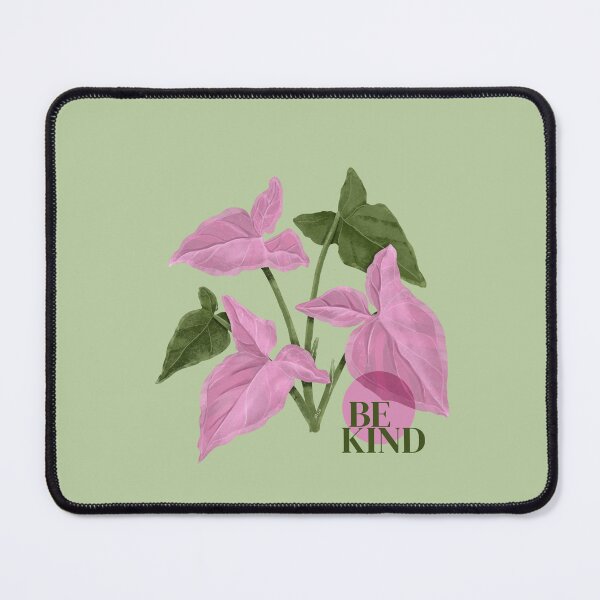 Item preview, Be Kind - Syngonium pink designed and sold by Ilustropical.