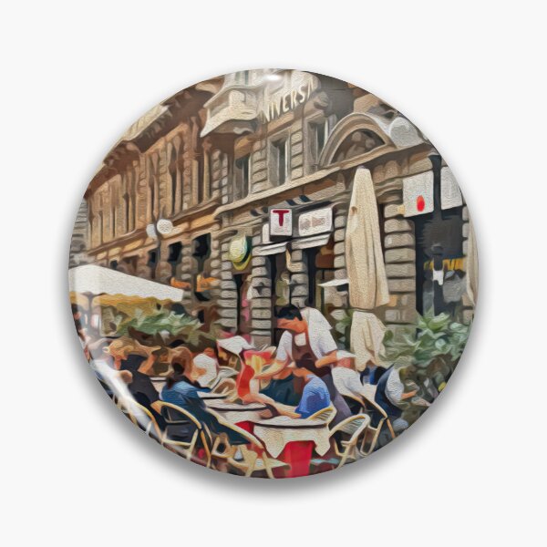 Item preview, MILANO OUTSIDE RESTAURANTS  designed and sold by ArtbyRolleen.
