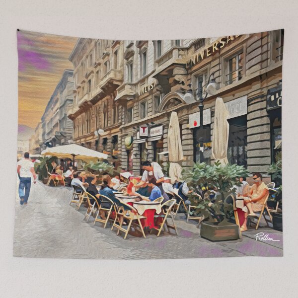 Artikelvorschau, MILANO OUTSIDE RESTAURANTS entworfen und verkauft von ArtbyRolleen.