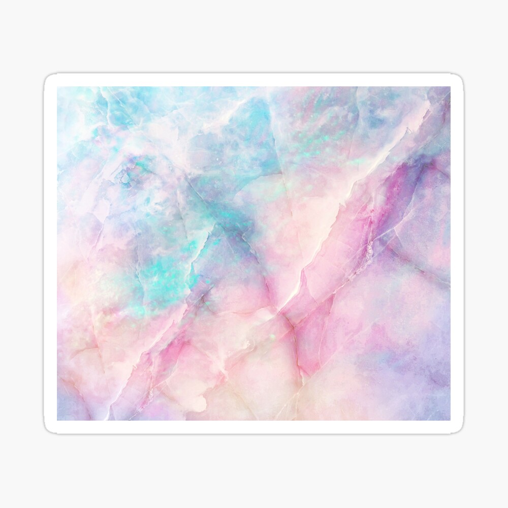 Iridescent Marble Poster