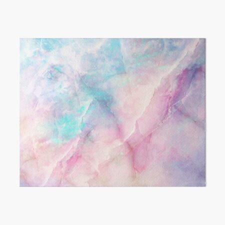 Iridescent Marble Art Board Print