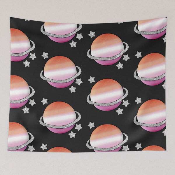 Item preview, Lesbian Pride Planet  designed and sold by Becky-Marie.