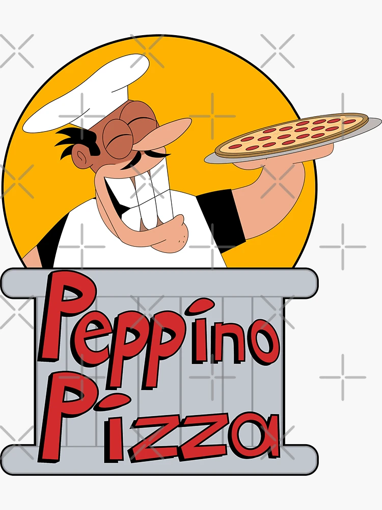 Pizza Tower - Peppino w/ Topping Girls Sticker for Sale by