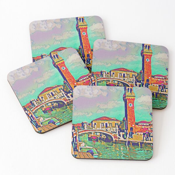 Item preview, MURANO TOWER AND BRIDGE designed and sold by ArtbyRolleen.