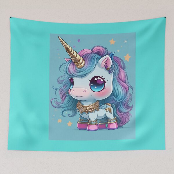 Item preview, Enchanting Chibi Fantasy Unicorn designed and sold by Angelle55.