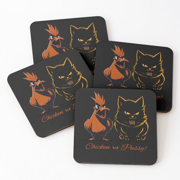 Item preview, Pussy vs Chicken animal lovers  designed and sold by HydraCGI.