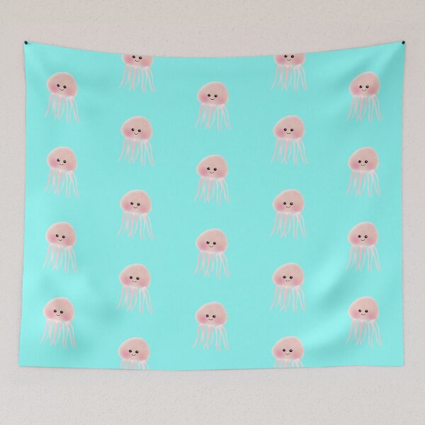 Item preview, Happy little pink Jelly Fish designed and sold by cacs.