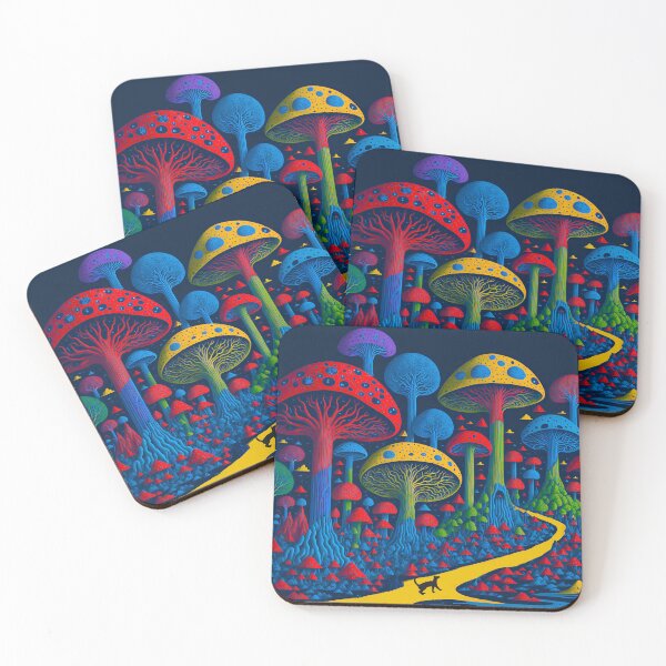 Item preview, Colorful trippy art cat Sticker designed and sold by ZenStickConcept.
