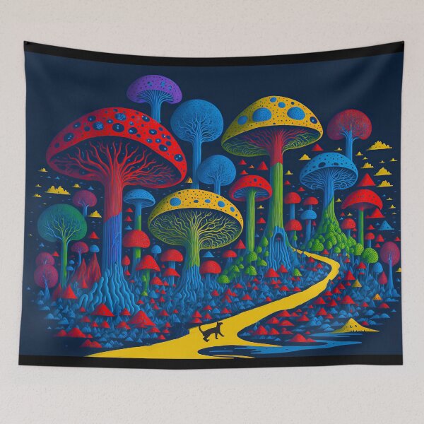 Item preview, Colorful trippy art cat Sticker designed and sold by ZenStickConcept.