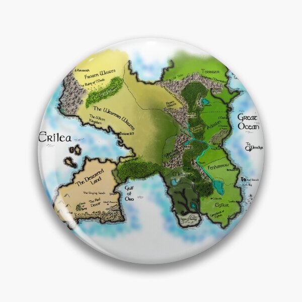 Item preview, Erilea Map designed and sold by Kaiigibsonnn.