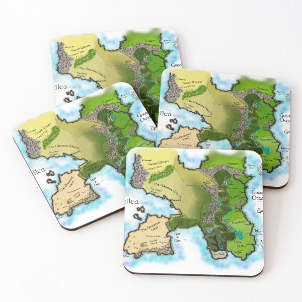 Item preview, Erilea Map designed and sold by Kaiigibsonnn.