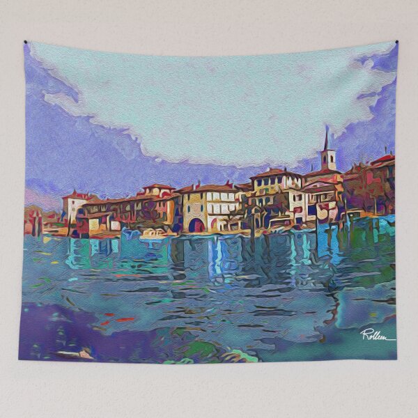Item preview, ON LAKE MAGGIORE designed and sold by ArtbyRolleen.