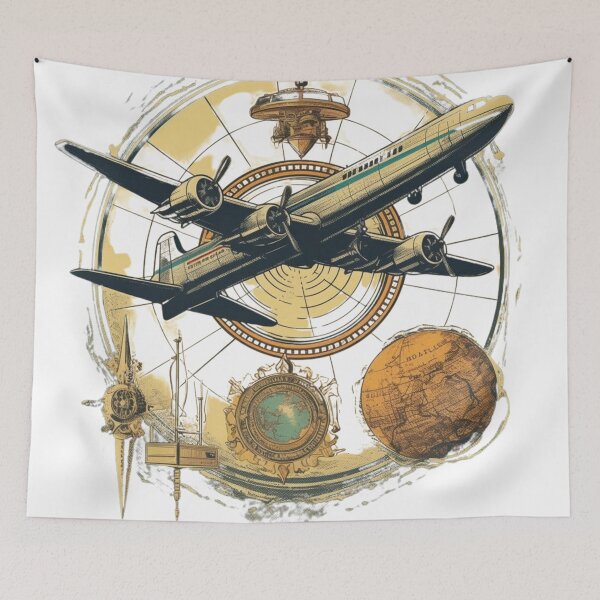 Item preview, A Vintage Airplane  designed and sold by GoodOldVintage.