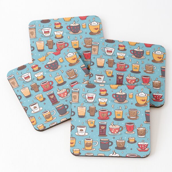 Item preview, Cups of Coffee and Tea  designed and sold by Nosy is Everything.