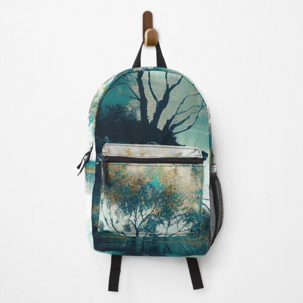 Item preview, Gold and Blue Lake Reflections designed and sold by TheArtMage.