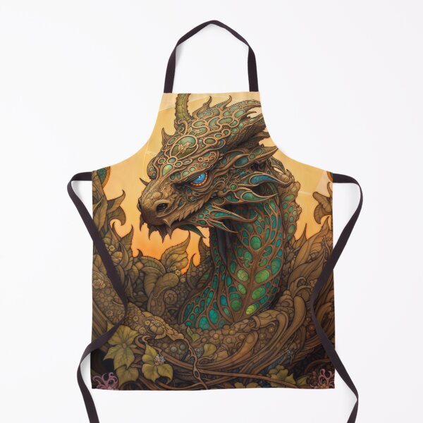 Item preview, Art Nouveau Dragon designed and sold by berubettoart.